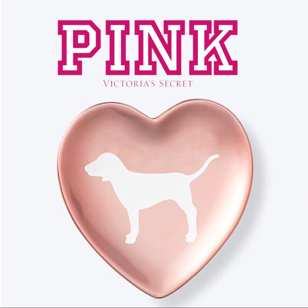 VS PINK TRINKET DISH - Picture 1 of 1